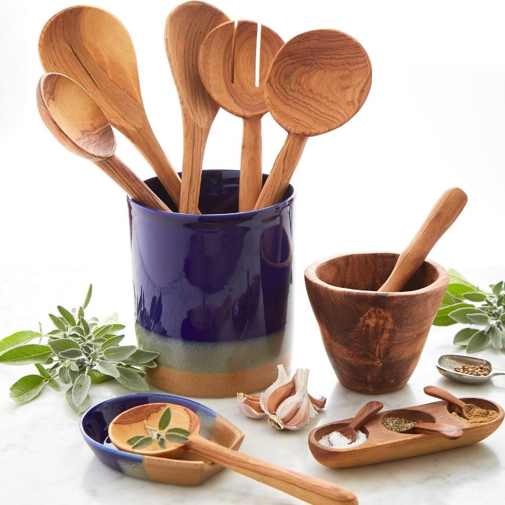 Vietnam Hand Crafted Ceramic Utensil Holder Etsy