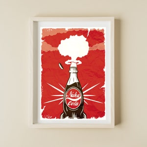 Nuka Cola Ad - Fallout Illustration by Jungle Cyborg