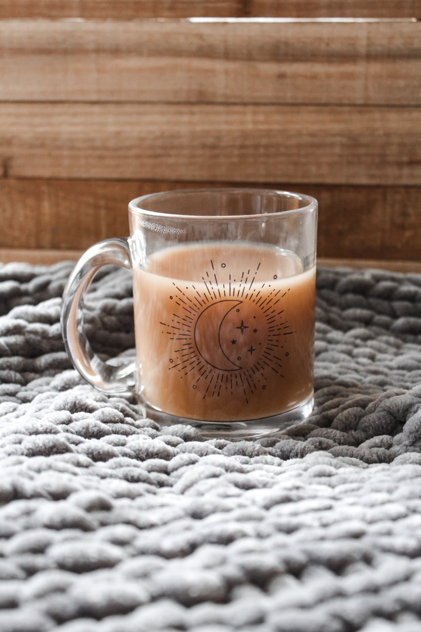 Sol y Luna 10 oz taza de café de cristal / taza mística / Etsy