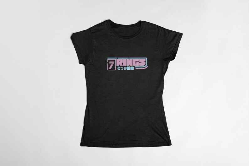 Ariana Grande Shirt 7 Rings Womens Tee Ariana Grande Merch 7 Rings Music Video T Shirt
