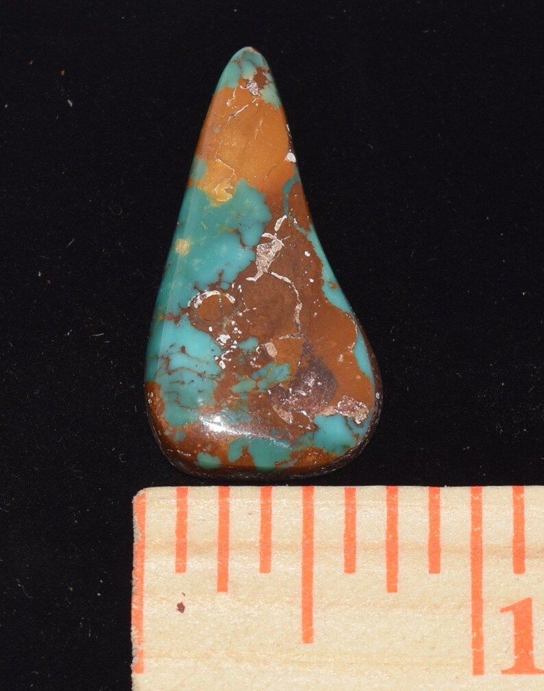 Superb Hachita N.M. TURQUOISE Cabachon #U GALILEE MINE