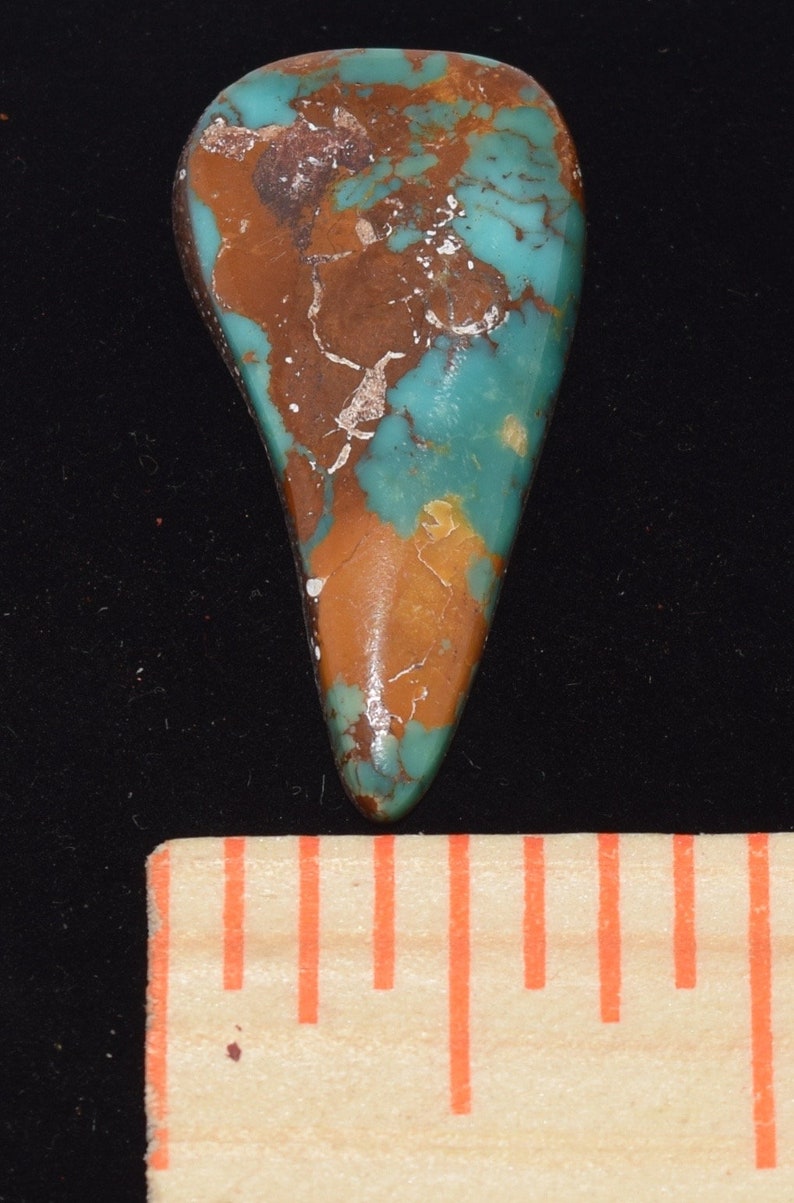 Superb Hachita N.M. TURQUOISE Cabachon #U GALILEE MINE