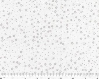 BeColourful Blush - Estrellas blancas y plateadas - De Jacqueline de Jonge para Windham Fabrics - Venta por yarda continua - Envío hoy