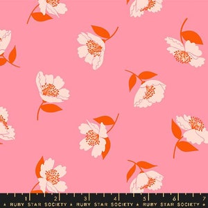 Flutter By - Watermelon - Little Bo - Kimberly Morgan - Cloud 9 Fabrics - Poplin Flutter By - Watermelon - Little Bo - Kimberly Morgan - Cloud 9 Fabrics - Poplin