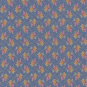 Creating Memories - Blue Frida - By Tone Finnanger For Tilda - Sold By Yard And Cut Continuous - In Stock And Ships Today