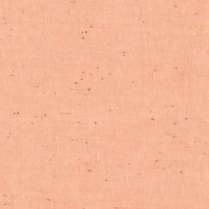 Essex Speckled Dyed - Coral - By Robert Kaufman Fabrics - Sold By The Yard And Cut Continuous - In Stock And Ships Today