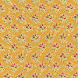 Creating Memories - Yellow Lulu - By Tone Finnanger For Tilda - Sold By Yard And Cut Continuous - In Stock And Ships Today