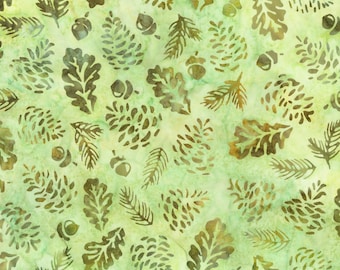 Cieli autunnali - Pavimento della foresta di salvia - Di Artisan Batiks per Robert Kaufman Fabrics - Venduto tagliato su misura - Disponibile per la spedizione oggi