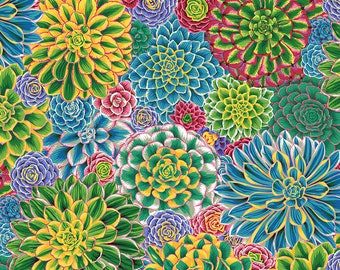 Kaffe Collective August 2022 - Natural House Leeks - By Kaffe Fassett For Free Spirit Fabrics - Sold By Yard - In Stock Ships Today