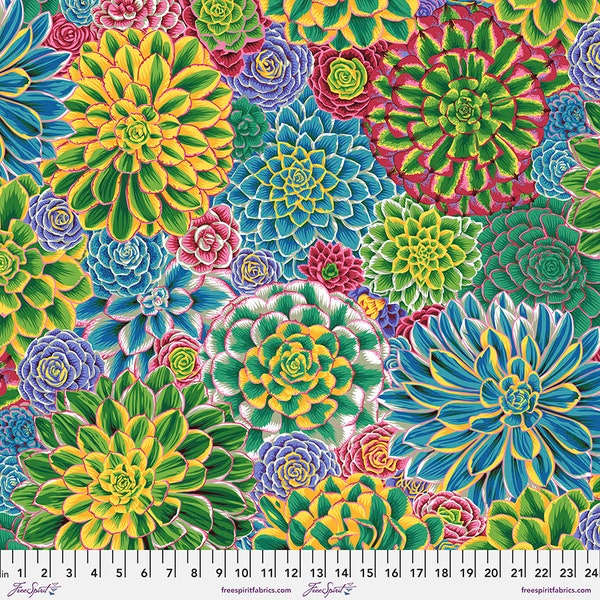 Kaffe Collective August 2022 - Natural House Leeks - By Kaffe Fassett For Free Spirit Fabrics - Sold By Yard - In Stock Ships Today