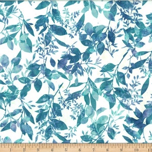 Moonstruck Batiks - Hyacinth Leaves - By Hoffman Fabrics - Sold By The Yard And Cut Continuous - In Stock And Ships Today