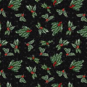 Country Cardinals - Holly Toss - door Danielle Murray voor Wilmington Prints - verkocht door de doorlopende werf - op voorraad schepen vandaag