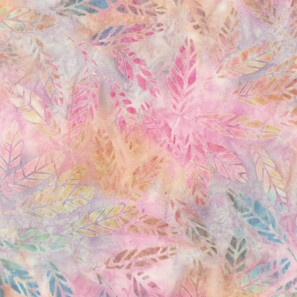 Kapua - Petunia Feathers - By Artisan Batiks For Robert Kaufman Fabrics - Sold By The Yard - In Stock Ships Today