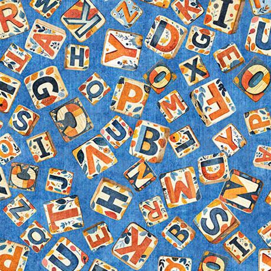 Build It - ABC Block Toss - by Morris Creative Group for QT Fabrics ...