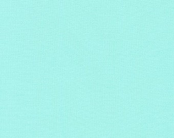 Kona Cotton - Aqua K001-1005 - by Robert Kaufman - Sold by the Yard and Cut Continuous - In Stock and Ships Today