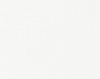 Kona Cotton - PFD Bleached White K001-1287 - by Robert Kaufman - Sold by the Yard and Cut Continuous