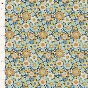 Wallflower - Blue Lauren - By Tone Finnanger For Tilda - Sold By The Continuous Yard - In Stock And Ships Today!
