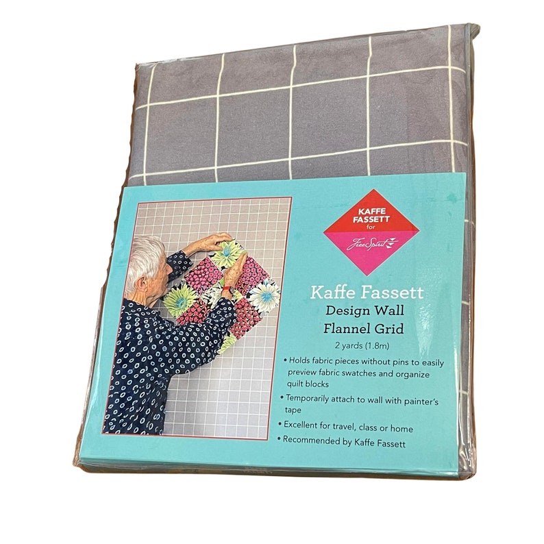 Kaffe Fassett Flannel Grid 2 Yard Cut Design Wall by Free Etsy Australia