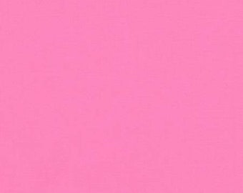 Kona Cotton - Candy Pink K001-1062 - by Robert Kaufman - Sold by the Yard and Cut Continuous - In Stock And Ships Today