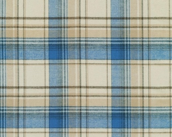 Niseko Flannel Plaids - Blue Plaid - By Robert Kaufman Fabrics - Sold by the Yard and Cut Continuous - In Stock and Ships Today