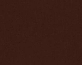 Algodão Kona - Marrom K001-1045 - por Robert Kaufman - Vendido por jarda e corte contínuo - Em estoque e enviado hoje