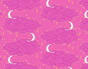 Night Shade - Storm Clouds - By Tula Pink For FreeSpirit Fabrics - Sold By Yard - In Stock And Ships Today