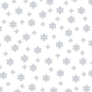 Quilters Flour VI - Small Snowflake - By Henry Glass Co - Sold By The Continuous Yard - In Stock And Ships Today