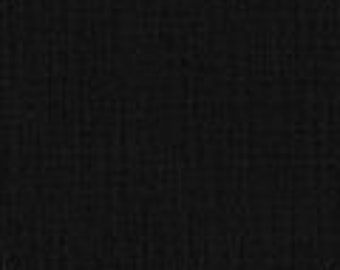 Algodón Kona - Negro K001-1019 - de Robert Kaufman Fabrics - Se vende cortado a medida y en corte continuo