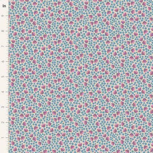 Alhelí - Campanilla azul - De Tone Finnanger para Tilda - Se vende por yarda continua - ¡En existencia y envío hoy!