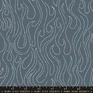 Teddy And The Bears - Ghostly Flames - By Sarah Watts For Ruby Star Society - Sold By The Continuous Yard - In Stock And Ships Today