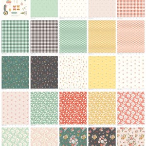 Sunsetridge - Fat Quarter 25pc/bundle - By Minki Kim For Riley Blake Designs - Sold By The Bundle - In Stock And Ships Today