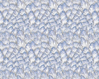 Birdsong - Regatta Feathers - By Rae Ritchie For Dear Stella Designs - Sold By The Continuous Yard - In Stock And Ships Today