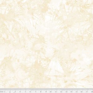 May include: Cream-colored fabric with a textured, abstract pattern. The design features light beige and off-white shapes resembling brushstrokes or organic forms. The fabric has a subtle, mottled appearance. The text "TWON 5452 E" is visible in the bottom right corner.