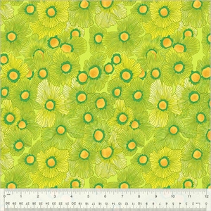 Goodness Gracious - Lime Back In The Day - By Laura Heine For Windham Fabrics - Sold By Yard Cut Continuous - In Stock And Ships Today