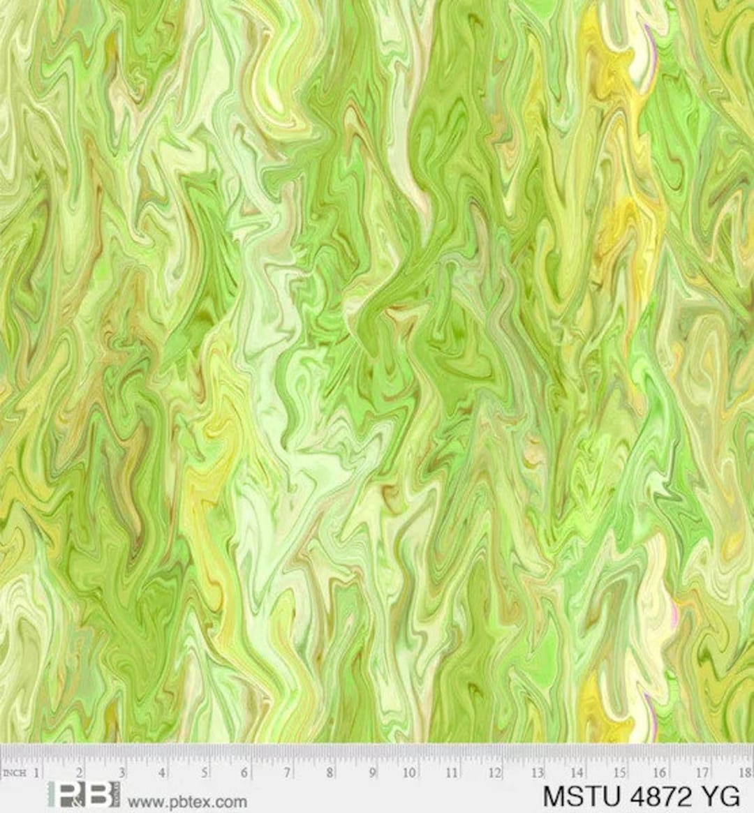 Marble Studio Yellow Green Marble by Teresa Ascone for P&B Textiles