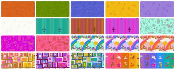 Postmark Fat Quarter Bundle - Alison Glass Postmark Fat Quarter Bundle - Alison Glass