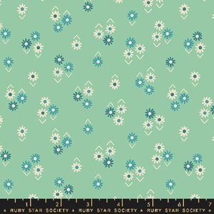 Juicy - Moss Baby Flowers - By Melody Miller For Moda Fabrics - Sold By The Continuous Yard - In Stock And Ships Today