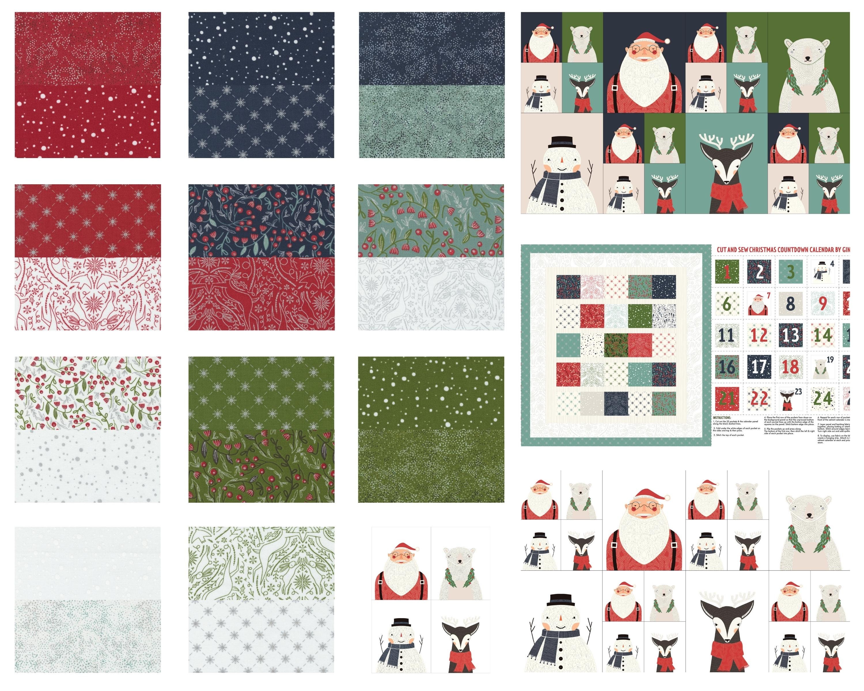 Merrymaking Fat Quarter 26Pc/Bundle By Gingiber For Moda - Etsy