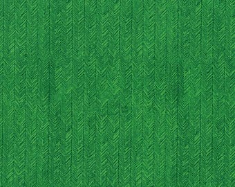 24/7 Jodełka - Zielony - Hoffman Fabrics - Sprzedawany na metry ciągłe - Dostępny w magazynie i wysyłany dzisiaj
