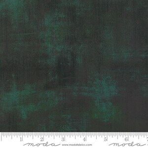 Grunge Basics - Christmas Green, 30150 308 - By Basic Grey for Moda - Sold by the Yard and Cut Continuous - In Stock and Ships Today