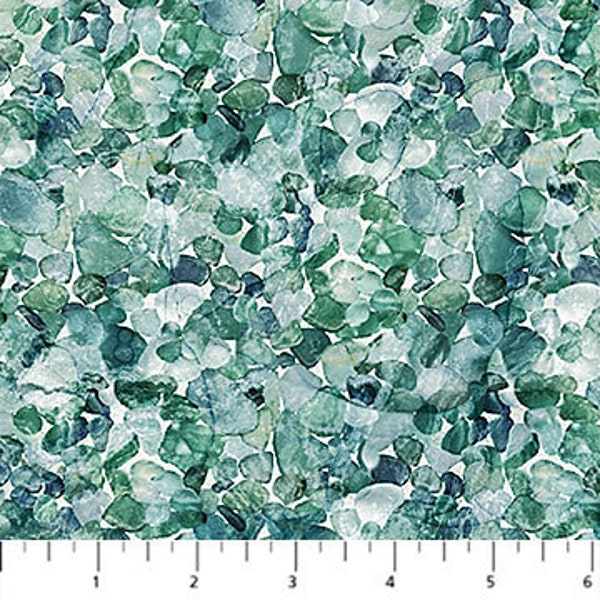 Sea Breeze - Seafoam Seaglass - By Deborah Edwards And Melanie Samra For Northcott Fabrics - Sold By The Yard - In Stock And Ships Today