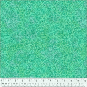 Goodness Gracious - Teal Foraging - By Laura Heine For Windham Fabrics - Sold By Yard Cut Continuous - In Stock Ships Today