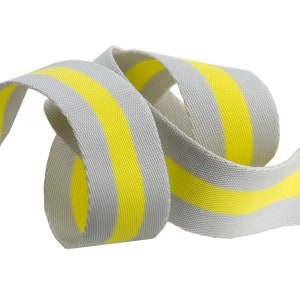 Tula Pink Gurtband / Gurtband - 2m x 1,5 in - Grau Und Limette - Von Renaissance Ribbons - Vorrätig und wird heute versendet!