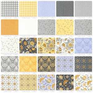 Honey Lavender - Fat Quarter 35pc/bundle - By Deb Strain For Moda Fabrics - Sold By The Bundle - In Stock and Ships Today