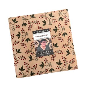 Flanellsäsong - Layer Cake 42 st/paket - Av Kansas Troubles Quilters För Moda Fabrics - Säljs i förpackning - I lager och skickas idag