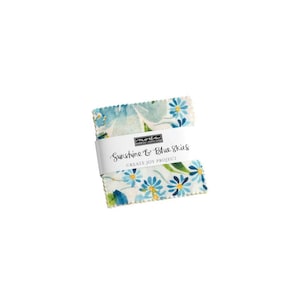 Sunshine Blue Skies - Mini Charm Pack 42pc/bundle - By Create Joy Project For Moda Fabrics - Sold By The Bundle - Ships Today