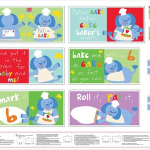 Huggable & Loveable VIII - Pat A Cake Soft Book Panel - Vorrätig und wird heute versendet