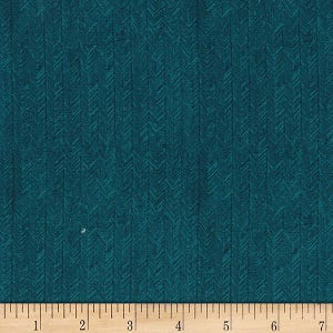 24/7 visgraat - groenblauw - van Hoffman Fabrics - per stuk verkocht - op voorraad en vandaag verzonden