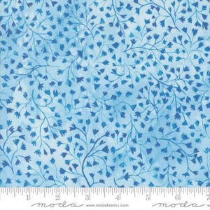 Sunshine Blue Skies - Sky Blue Fine Fellow - By Create Joy Project For Moda Fabrics - Sold By The Continuous Yard - Ships Today