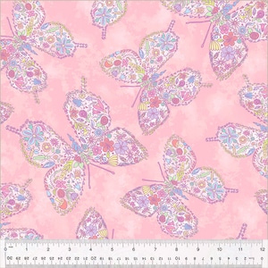 Goodness Gracious - Pale Pink Be Free - By Laura Heine For Windham Fabrics - Sold By Yard Cut Continuous - In Stock And Ships Today